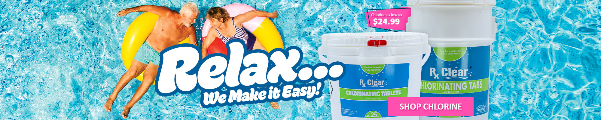 Rx Clear® Chlorine - Tablets & Granular