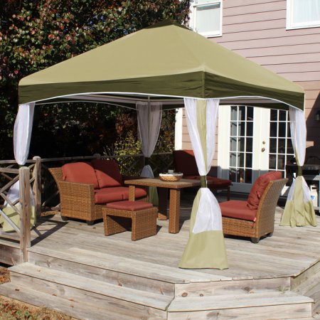 10' x 10' Garden Party Olive Branch Gazebo / Canopy