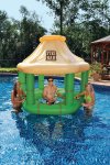 Swimline®  Tropical Inflatable Swim Up Tiki Bar