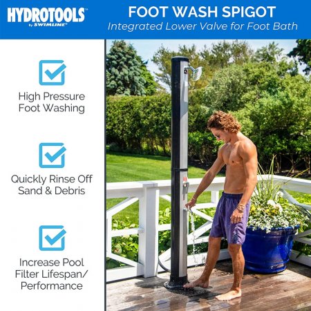 HydroTools&trade; by Swimline&reg; 7' Outdoor Niagara Solar Shower