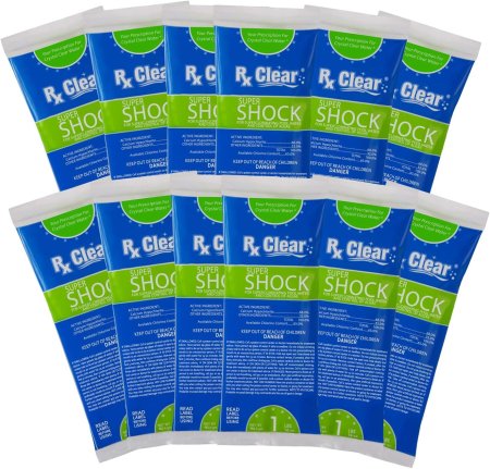 Rx Clear&reg; Super Shock Swimming Pool Chlorine Shock (Various Quantities)