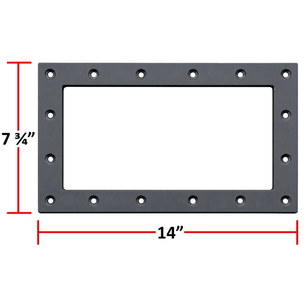 Rx Clear® Wide-Mouth Skimmer Replacement Faceplate (Various Colors)