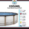 Cozumel by Lake Effect Pools® Oval Above Ground Pool Kit