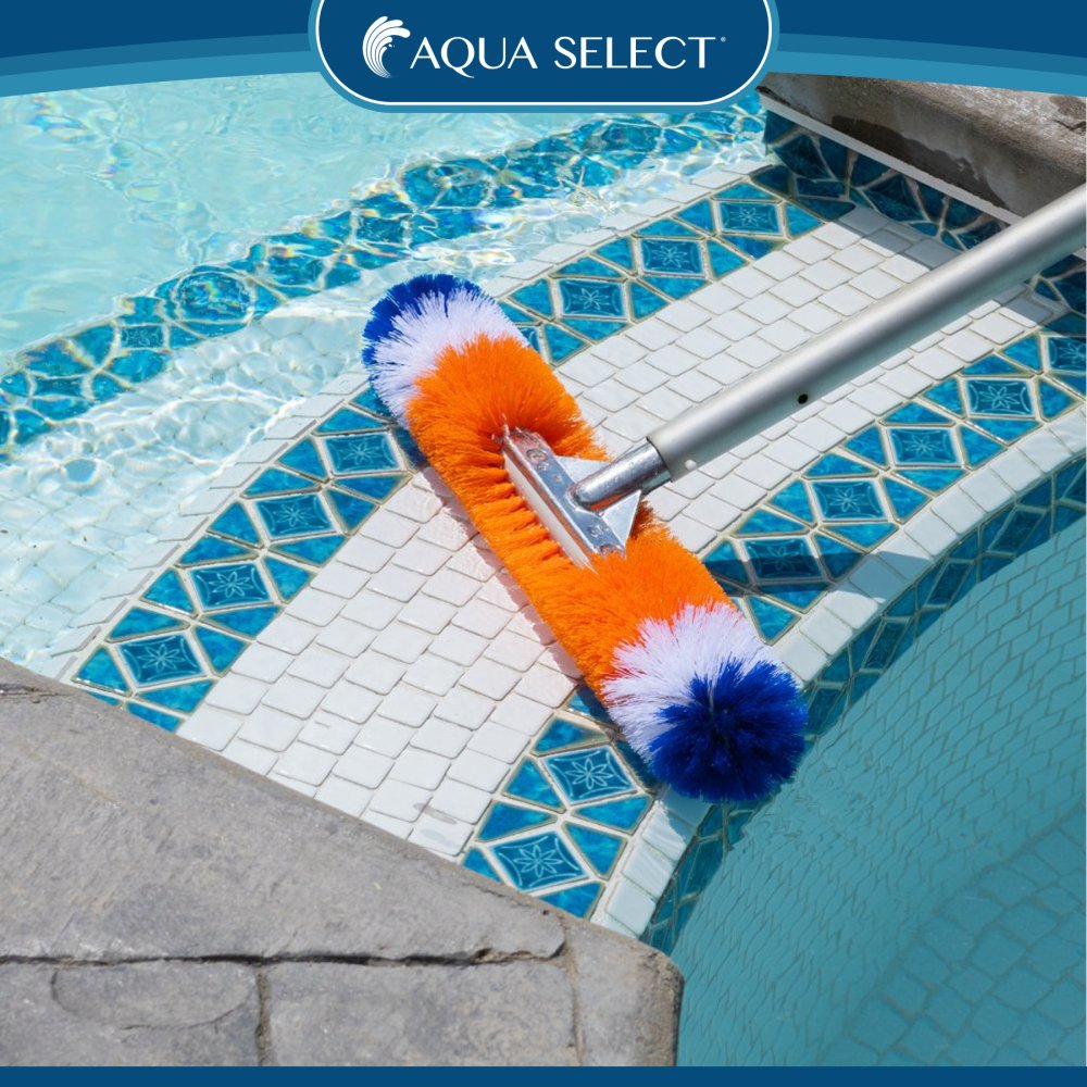 Aqua Select® 18 Inch 360° Brush For Swimming Pool Wall & Floor