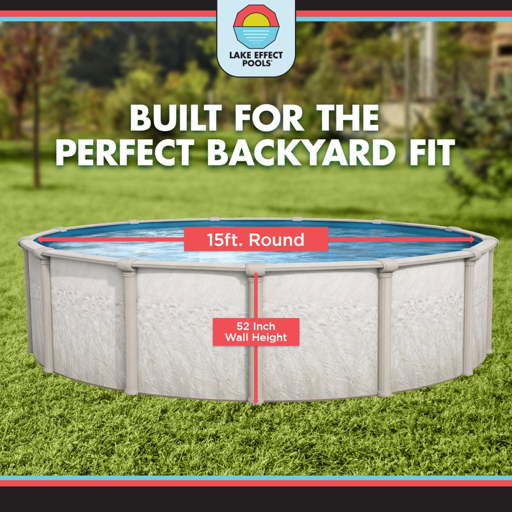 Antigua by Lake Effect Pools® Round Above Ground Pool Kit