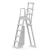 Aqua Select&reg; Flip-Up A-Frame Ladder for Above Ground Pools 48-54"H