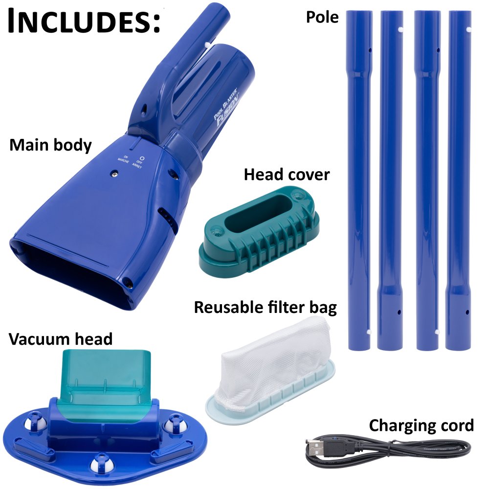 Aqua Select® Pool Blaster® Fusion™ PV-5 Hand-Held Lithium Cleaner