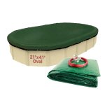 Buffalo Blizzard&reg; Supreme Plus Green/Black Winter Cover for a 21' x 41' Oval Pool