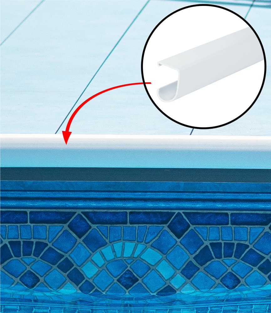 Coping Sections for use with Kayak Pools&reg; -1 ¼" x 8'  (Various Kit Sizes)