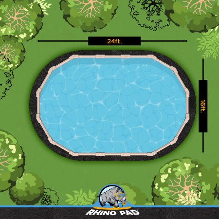 Rhino Pad&reg; Pool Pads (Various Sizes)