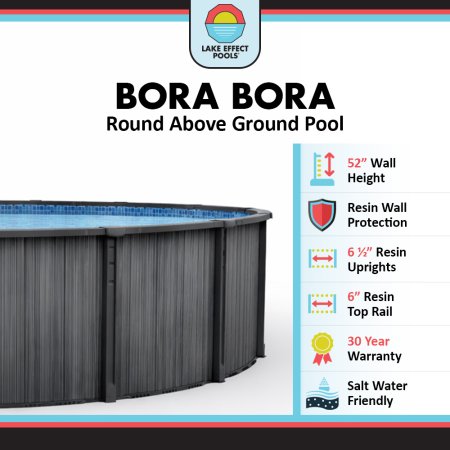 Bora Bora by Lake Effect Pools® Round Above Ground Pool Kit