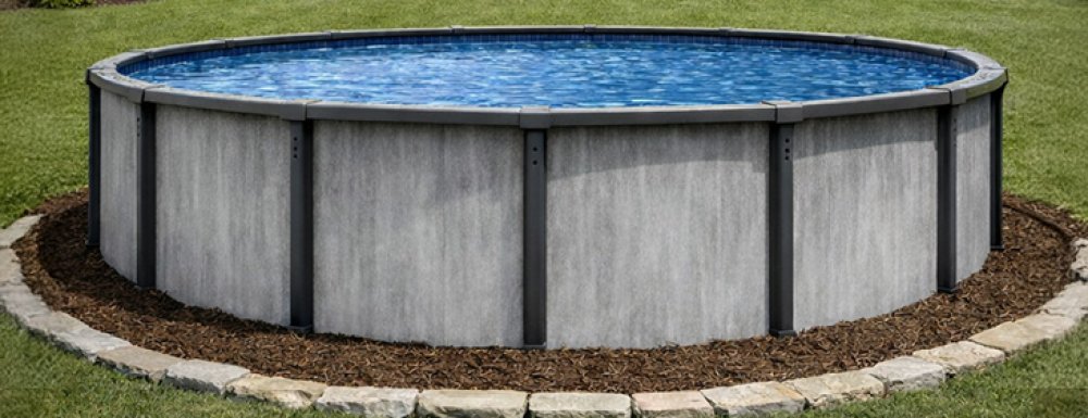 Lanai by Lake Effect Pools® Round Above Ground Pool Kit