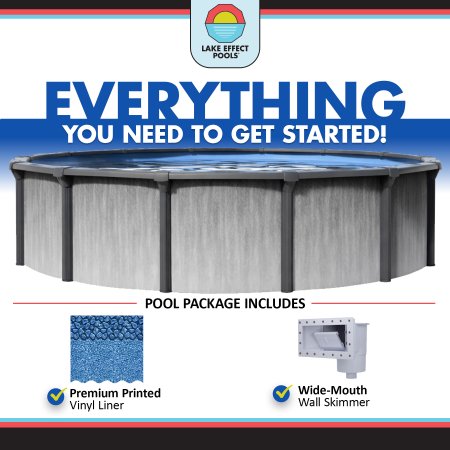 Lanai by Lake Effect Pools® Round Above Ground Pool Kit