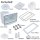 Rx Clear&reg; Wide-Mouth Skimmer for Above Ground Swimming Pools - White
