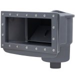 Rx Clear&reg; Wide-Mouth Skimmer for Above Ground Swimming Pools - Dark Grey
