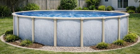 Bermuda by Lake Effect Pools® Round Above Ground Pool Complete
