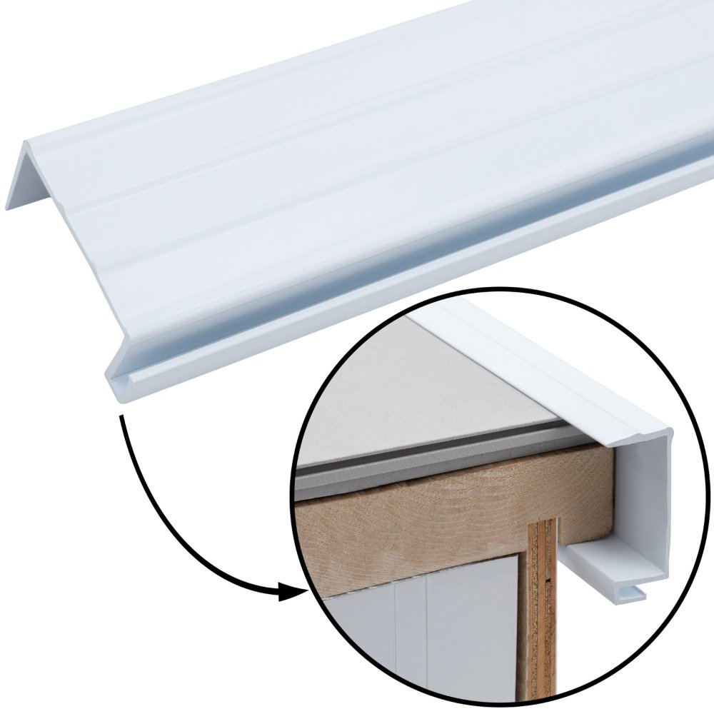 Coping Sections for use with Kayak Pools®  Pre 1977 - 2¾" x 8' (Various Kit Sizes)