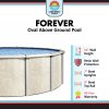 Forever by Lake Effect Pools® Round Above Ground Pool Kit