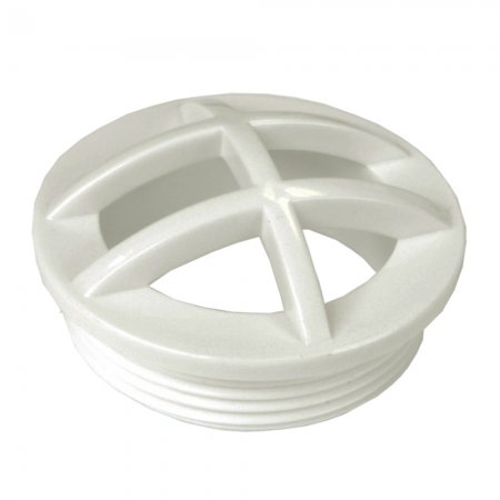 Replacment Threaded Safety Grate for 1½" Return Fitting - White