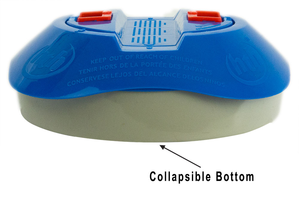 Collapsible Bottom On hth® Collapsible Floating Pool Chlorinator