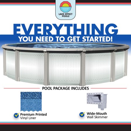 Grand Cayman by Lake Effect Pools® Round Above Ground Pool Kit