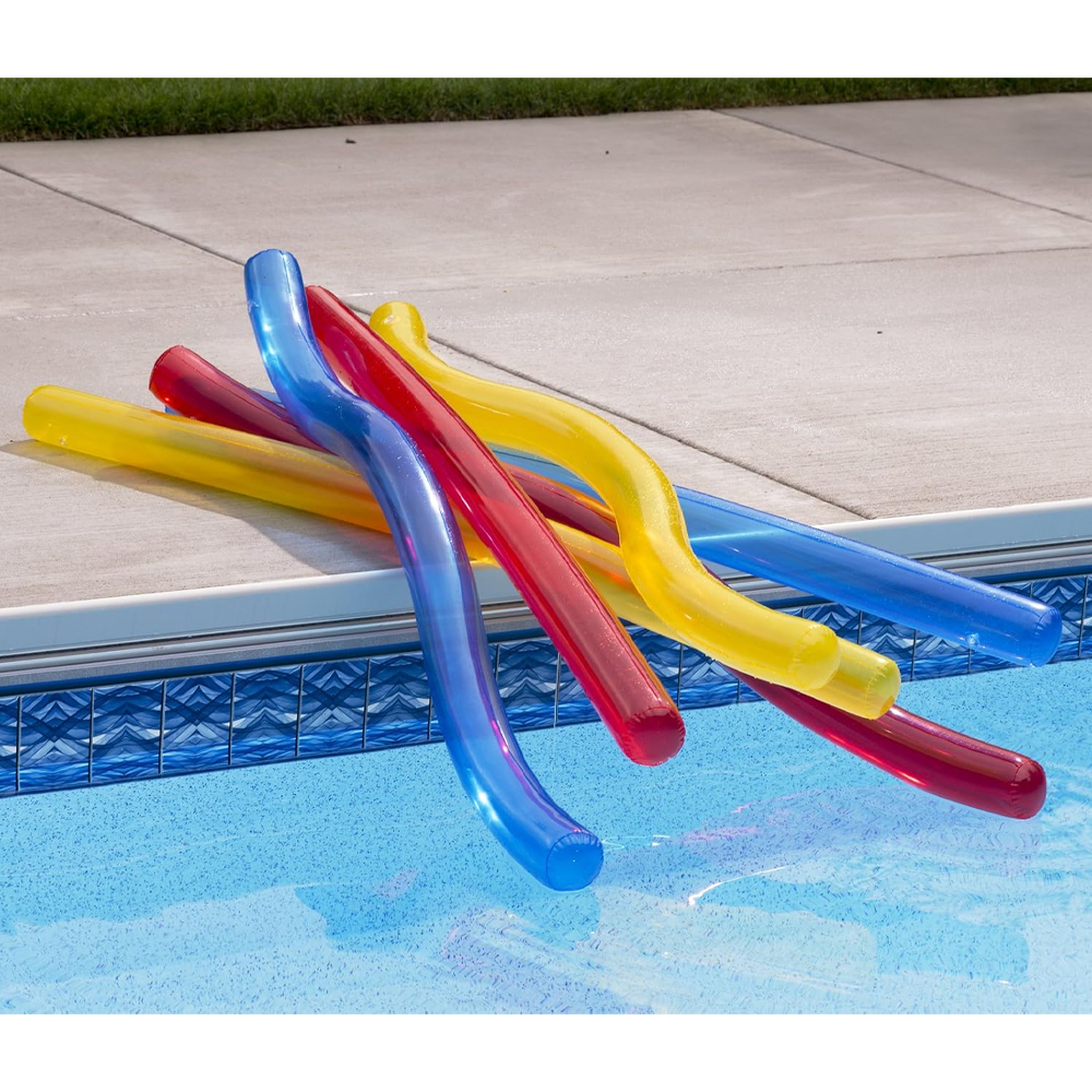 Aqua Select® Water Worms Inflatable Pool Noodles (6 Pack)