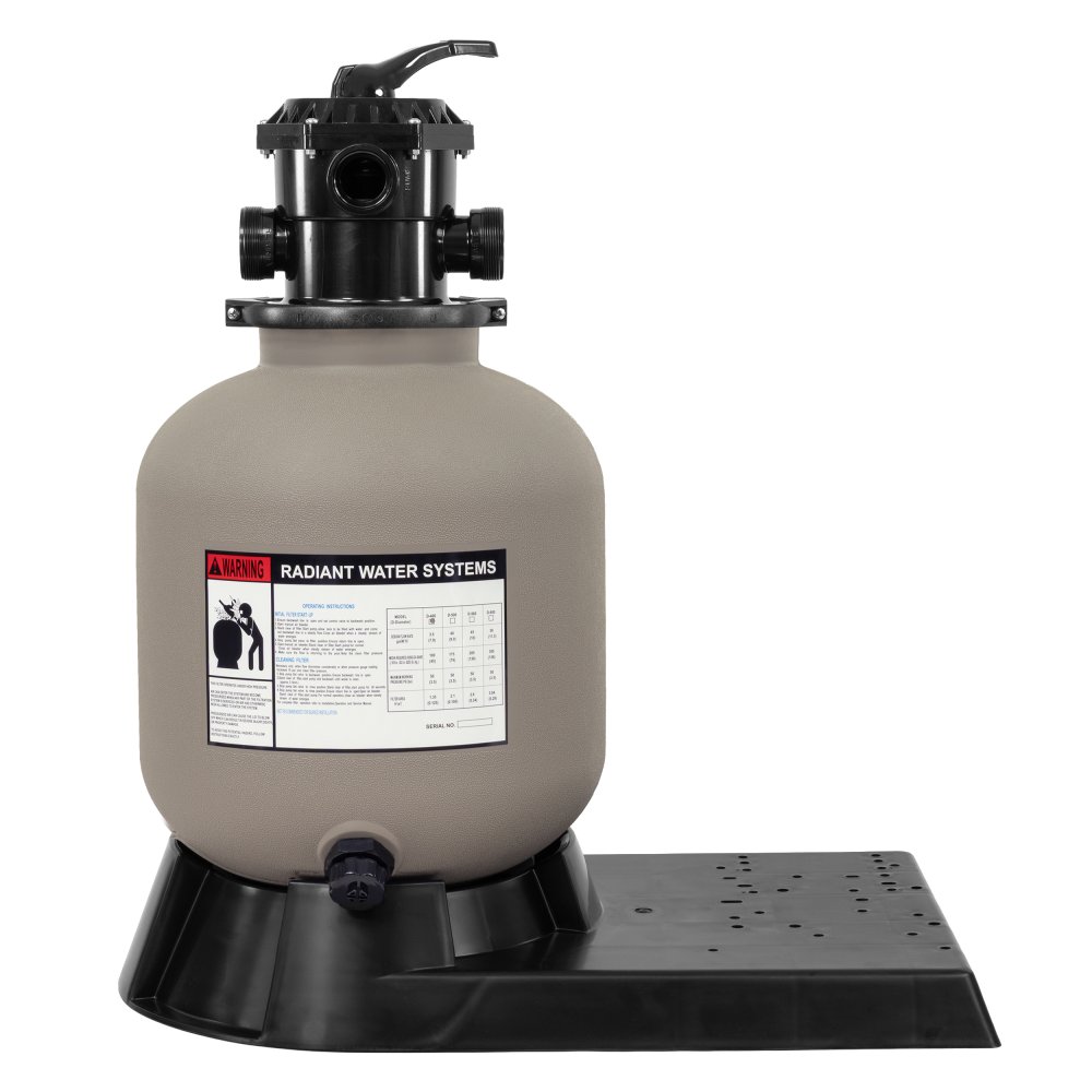 Rx Clear® Multiport Sand Filter Tanks w/ Long Base (Various Sizes)