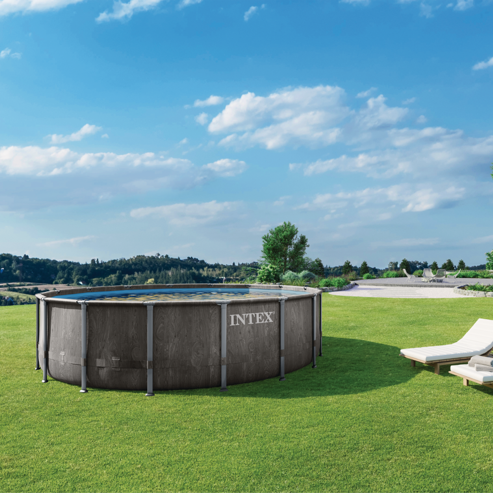 Intex® 16’ Round Greywood Ultra XTR™  Pool 48” Wall
