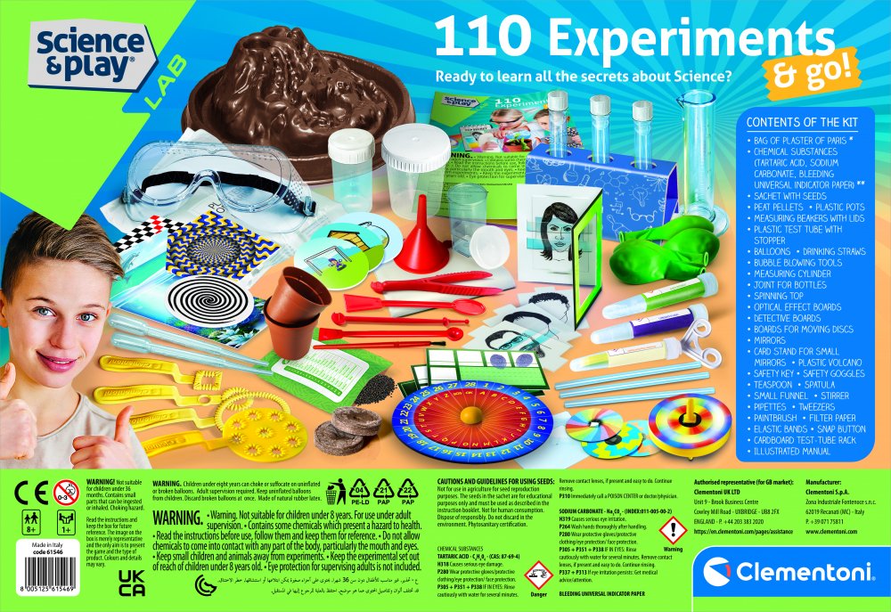 110 Science Experiments Set