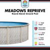 Lake Effect Pools® Meadows Reprieve Round Above Ground Pool Kit