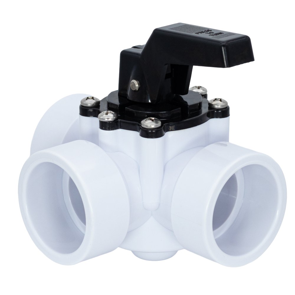 3-Way Ball Valve with 1-1/2" Slip