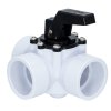 3-Way Ball Valve with 1-1/2" Slip