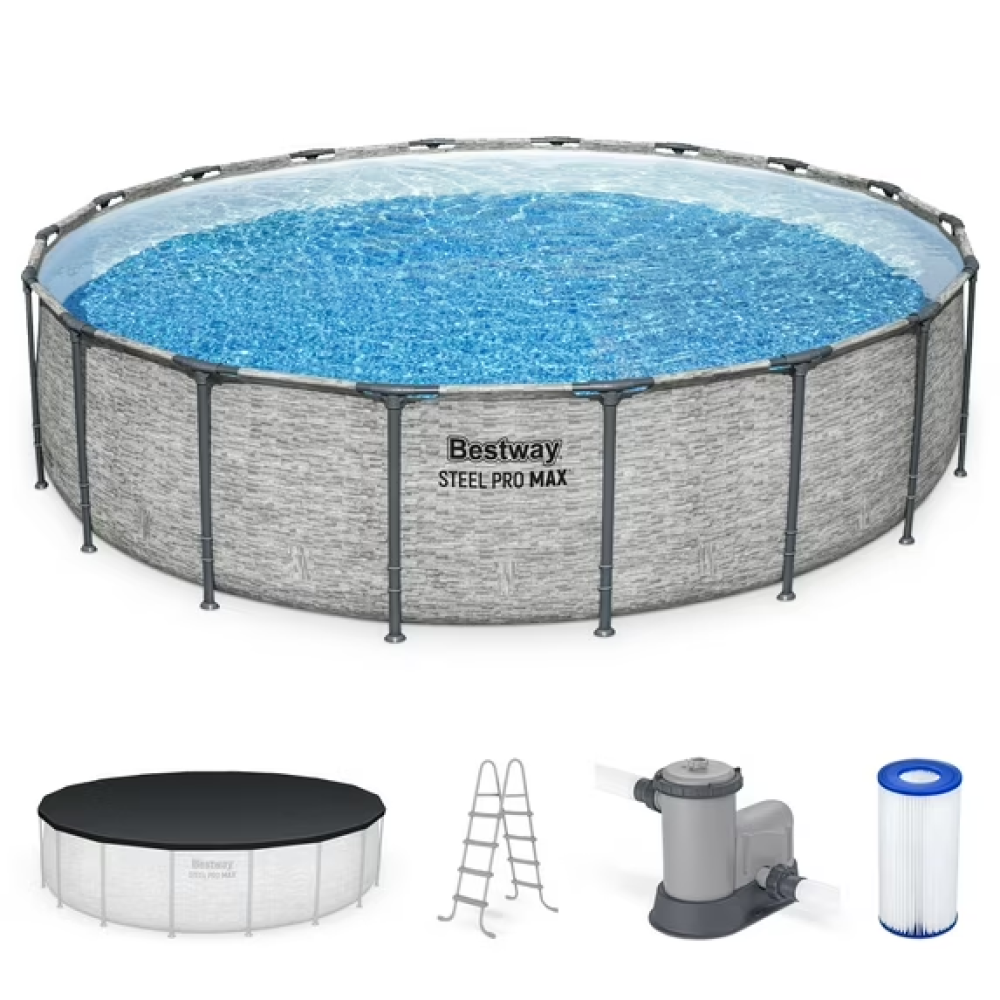 Bestway® Steel Pro MAX™ 48"H Round Above Ground Pool Kits
