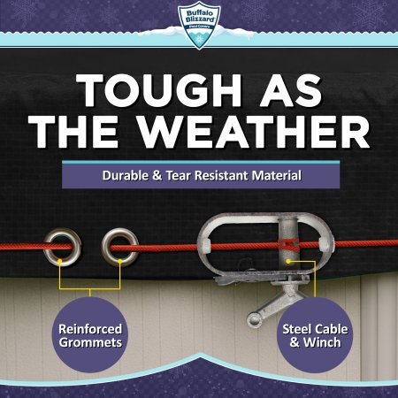 Buffalo Blizzard&reg; Mesh Winter Cover - Oval Pools