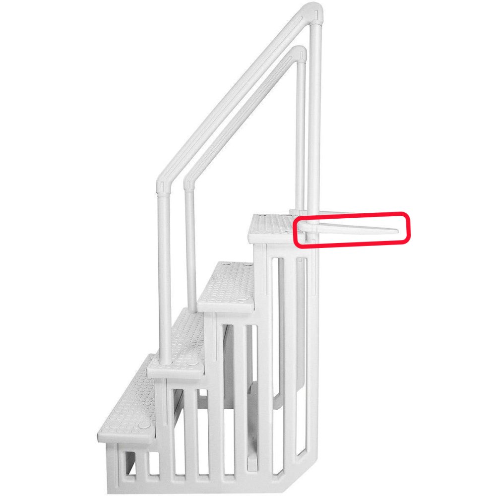 Replacement Parts for Aqua Select® Above Ground Anti-Slip Steps | White