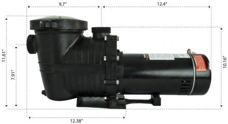 24" Radiant Sand Filter System Measurements