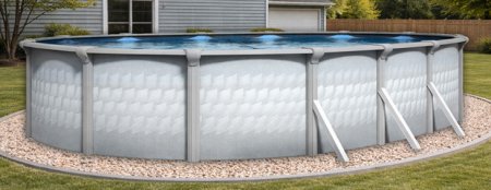 Testudo by Lake Effect Pools® Oval Above Ground Pool Kit