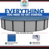 Fiji by Lake Effect Pools® Round Above Ground Pool Kit