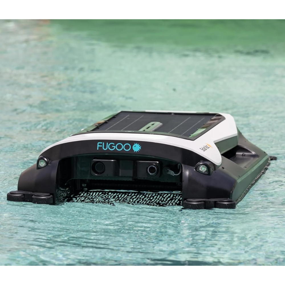 FUGOO SolarVac Solar Powered Cordless Floating Pool Skimmer with Smart App Control