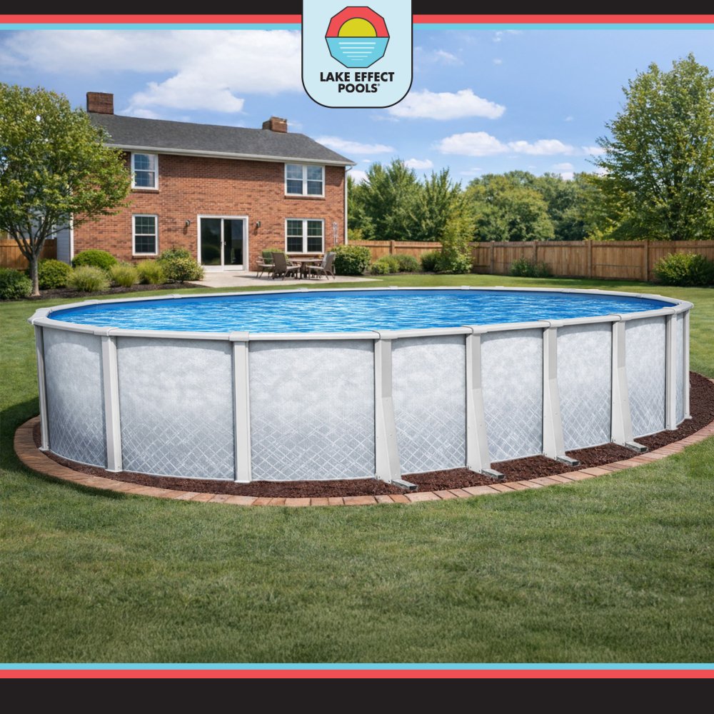 Lifestyle by Lake Effect Pools® Oval Above Ground Pool Kit With 52" Wall