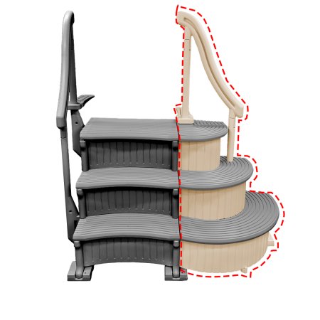 Confer® Inground Steps (Various Step Options)