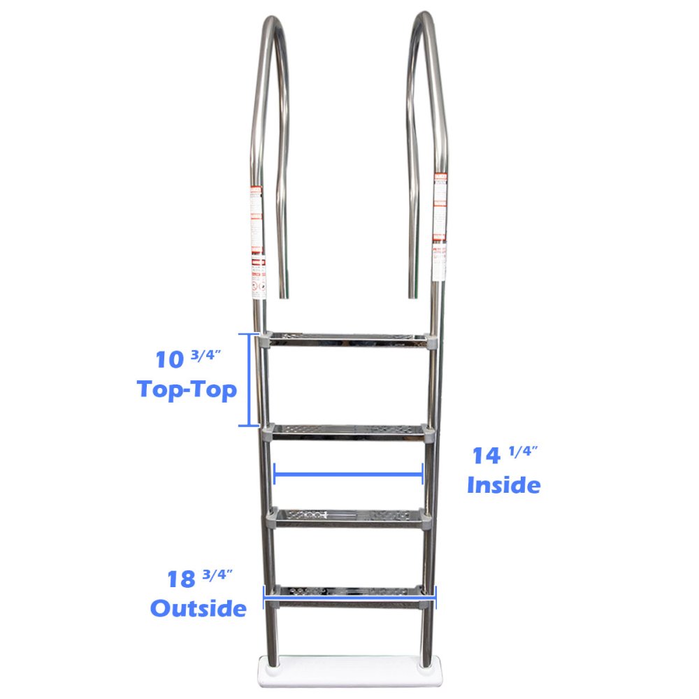 Hi-Rise Reverse Bend In-Pool Ladder Measurements