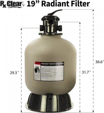 Rx Clear® 19" Radiant Filter Measurements