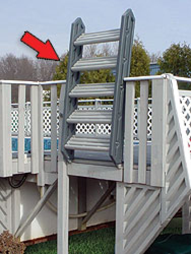 Fanta-Sea&trade; Swing-Up Ladder Latch