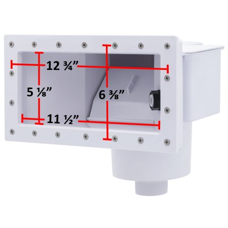 Rx Clear® Wide-Mouth Skimmer for Above Ground Swimming Pools (Various Colors)