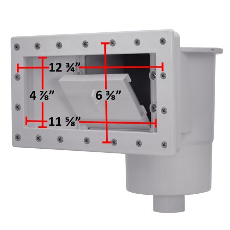 Rx Clear® Wide-Mouth Skimmer for Above Ground Swimming Pools (Choose Color)