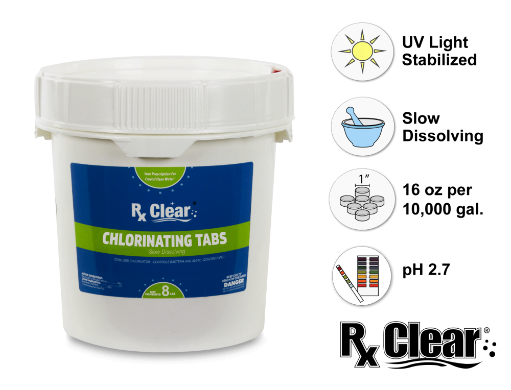 Rx Clear® Chlorinating Tabs