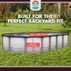 Cozumel by Lake Effect Pools® Oval Above Ground Pool Kit