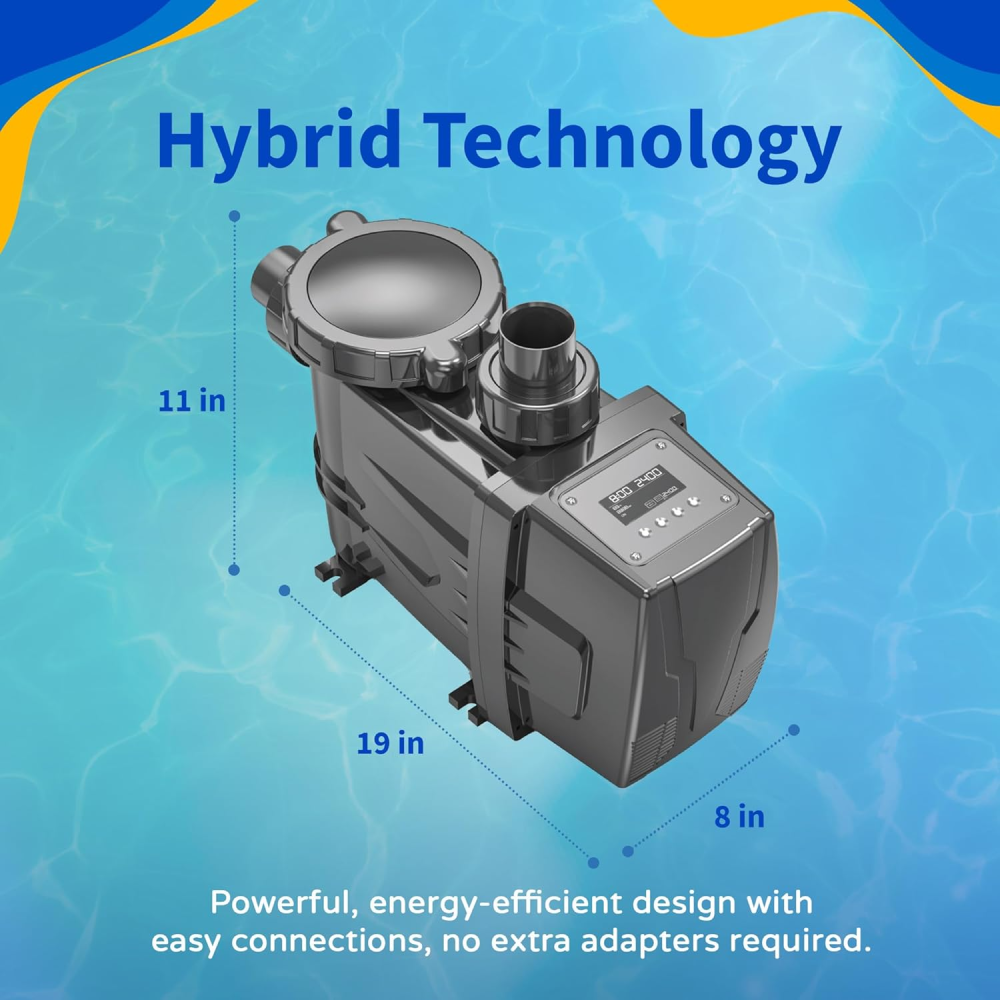 Rx Clear® Pro VS 1 HP Variable Speed Above Ground Pool Pump