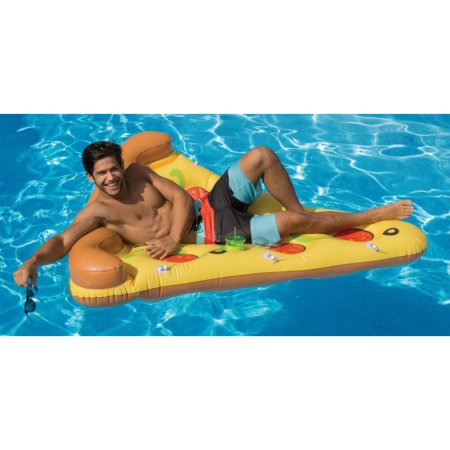 Aqua Select® Floating Pizza Slice with Cup Holders